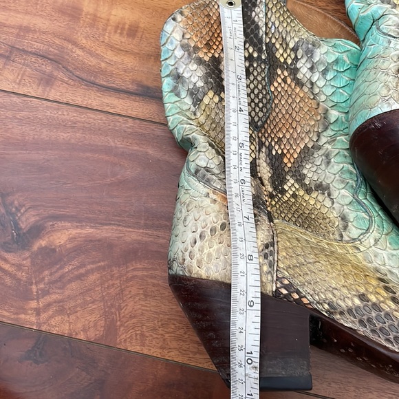 Custom hand dyed Python Cowboy Boots! - Picture 12 of 12